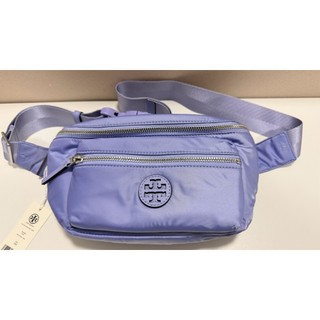 Tory Burch TORY BURCH SHINE 尼龍腰包 斜挎包 淡鳶尾色 / 全新