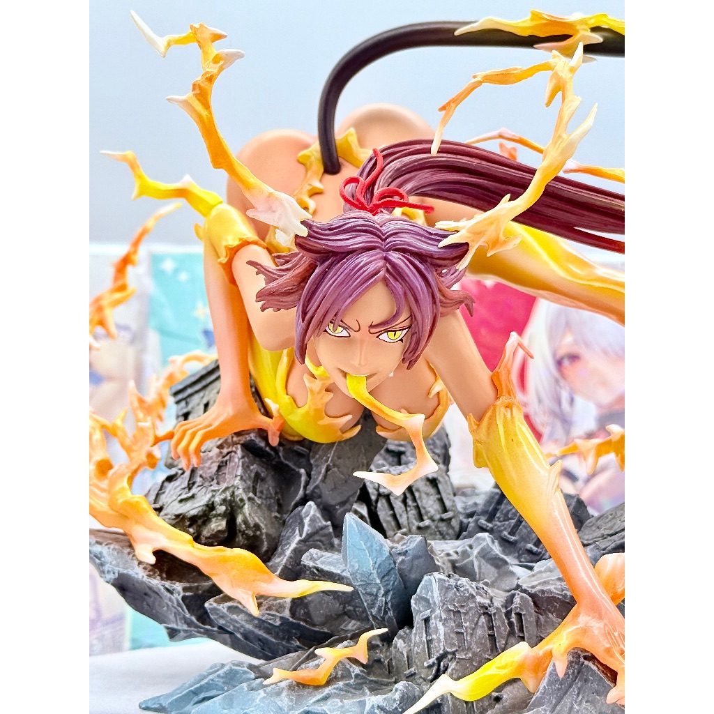 BLEACH 死神 黑貓夜一 四楓院夜一 貓娘 23cm 給我變 二次元 模型 公仔 擺件