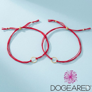 Dogeared Karma 閃亮圓滿圈手鍊 金墜紅線手鍊 對鍊套組 附原廠盒