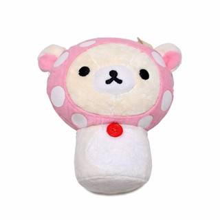 鬆弛熊公仔 Rilakkuma 菇 尺寸高17公分 白熊 牛奶熊 拉拉熊 吊飾 掛飾 包包吊飾 絨毛玩具 填充玩具