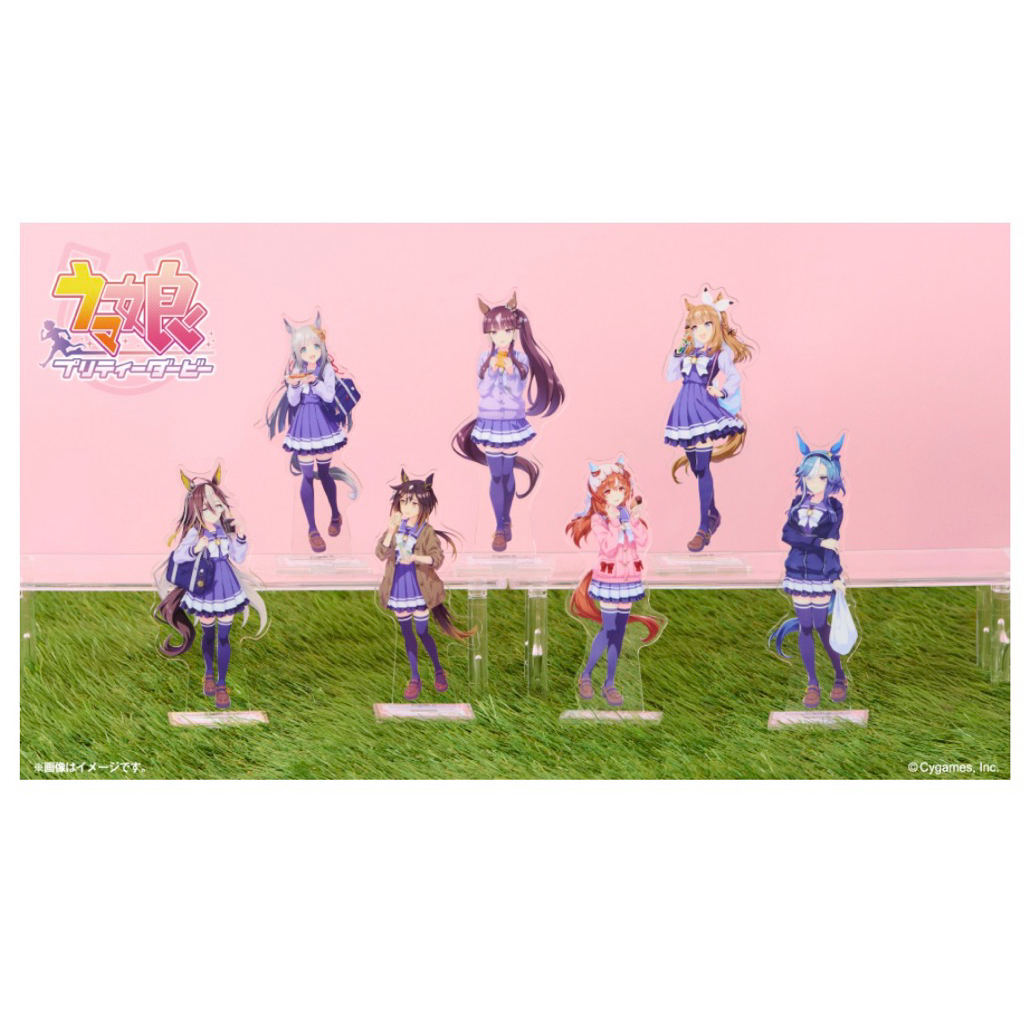 台灣現貨 日本全家賽馬娘5週年聯名立牌 愛如往昔 創世 黃金旅程 丁香花 夢之旅 杏目 正版 賽馬娘徽章