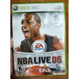 XBOX 360 NBA LIVE 06 美國職籃 盒書完整 亞版 正版遊戲