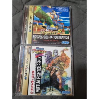 SEGA SATURN 日版遊戲 VR快打 VIRTUA FIGHTER 2+VIRTUA FIGHTER Remix