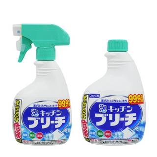 日本 三井MITSUEI 廚房泡沫漂白噴霧400ml / 補充瓶400ml【訂單滿$190元才出貨】