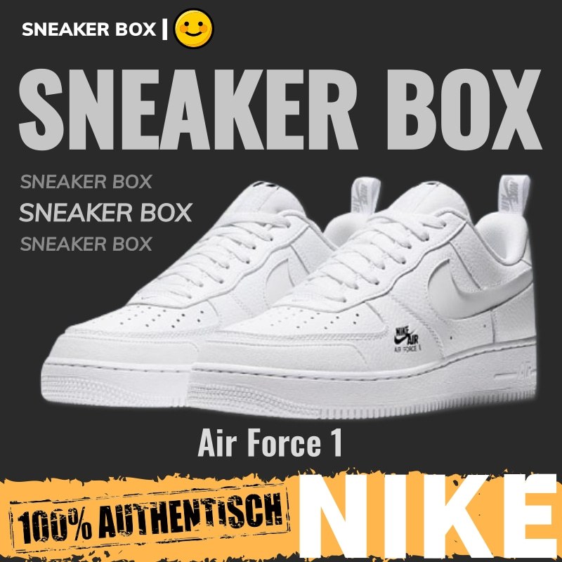 【U+】Nike 鞋 Air Force 1 ´07 Low Premium "白黑3M鉤" 男鞋 女鞋 板鞋 空軍一號