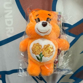 Care Bears 彩虹熊毛絨吊飾掛件（橘）