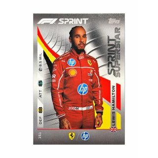 Topps Turbo Attax｜Lewis Hamilton Sprint Superstar 車手卡