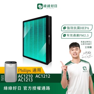 適用Philips飛利浦 舒眠抗敏清淨機 AC1213 1212 1210 1215 蜂顆活性碳複合抗菌HEPA濾網