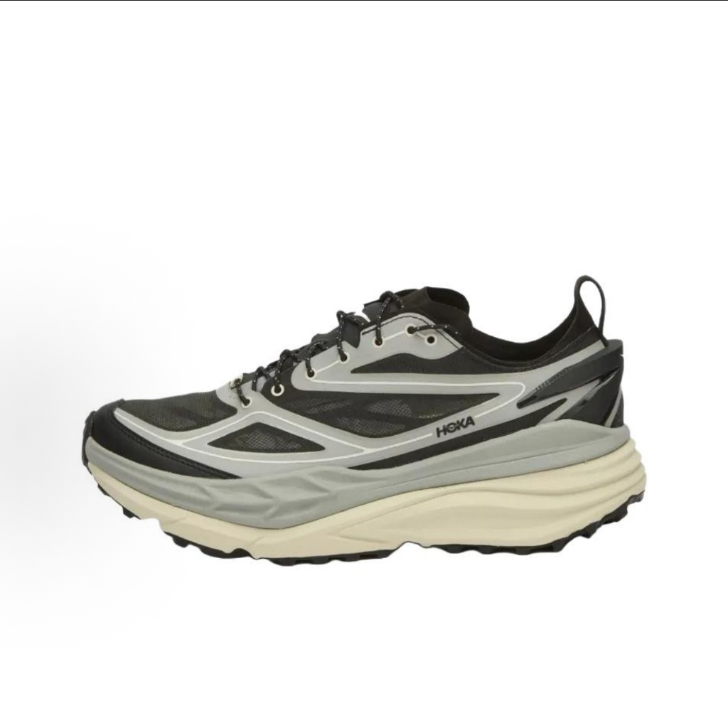 日本免稅代購 HOKA ONE ONE Stinson One7 越野跑鞋 男 女 黑灰 運動鞋 1168931-SGS