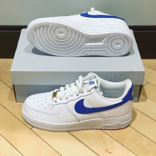 Nike Air Force 1 AF1 Royal Blue 白藍 藍勾 皇家藍 荔枝皮 休閒鞋 DM2845-100