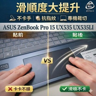 【Ezstick】ASUS ZenBook Pro 15 UX535 UX535LI TOUCH PAD 觸控板 保護貼