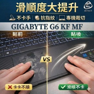 【Ezstick】GIGABYTE G6 KF MF 觸控板保護貼｜Touchpad 防刮保護膜