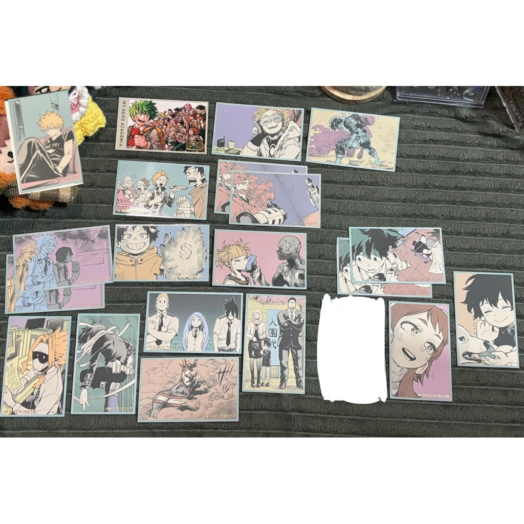 我的英雄學院 我英 MHA 原畫展 回憶小卡 爆豪 綠谷 霍克斯 相澤 歐麥 歐爾麥特 安德瓦 轟焦凍 相澤 燈矢 渡我