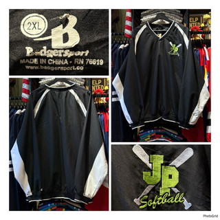 古著二手復古 美式 街頭 運動 熱身防風Vintage Sport Jersey Warm up 運動罩衫 LS07