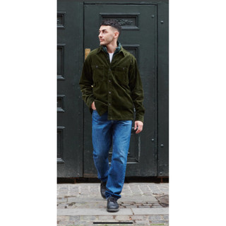 二手襯衫 Uniqlo Corduroy Overshirt Olive Green M