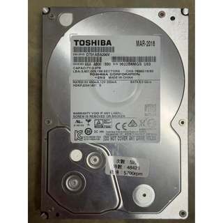 售出 低時數 Toshiba DT01ACA200 2TB 2T 2TB/7200轉/64MB/ 3.5吋 硬碟 HDD