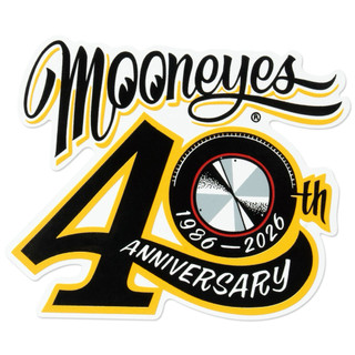 【MOONEYES】MOONEYES 40th Anniv Disc 貼紙 [DM267]