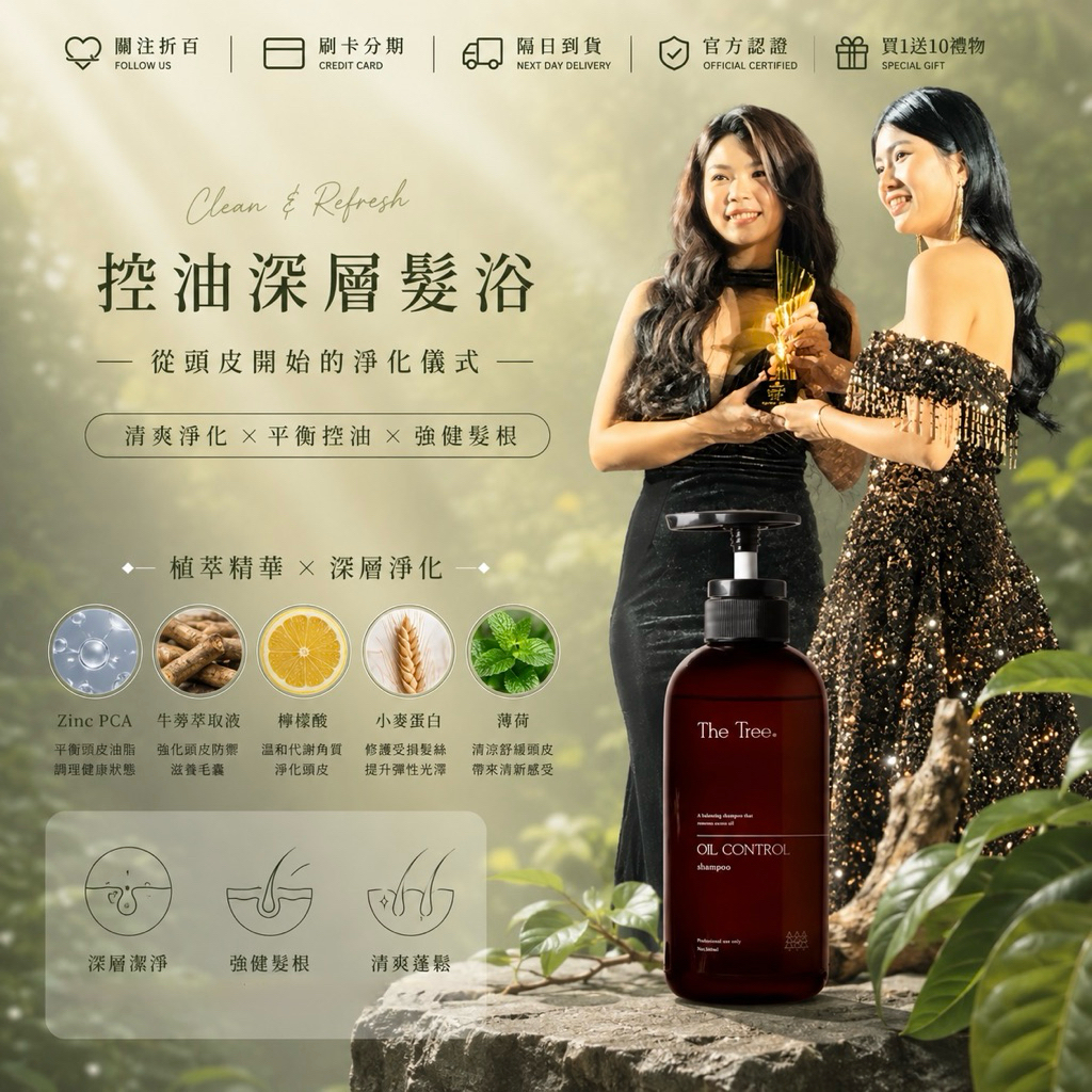 全館免運官方認證｜現貨秒出｜關注折百｜可刷卡｜孫佳琪品牌｜茉本森挪威控油洗髮精｜網路推薦｜Threads推薦