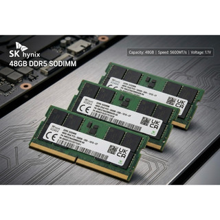 【SK hynix 海力士】48GB DDR5 5600 SODIMM 筆電記憶體 PC5-5600B 原廠顆粒