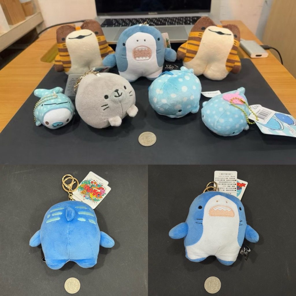 娃娃機 鯊魚君 海豹君 鯊魚哥 小海豹 鯨鯊先生 豆腐鯊 虎紋鯊 鯊魚 海豹 鯨魚 吊飾 絨毛 娃娃 填充 玩具 布偶