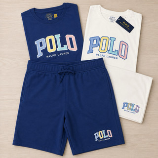 【良威精品】Ralph Lauren POLO 短T 短褲 青年版 男女皆可 刺繡 正品/美版/全新/美國代購/現貨