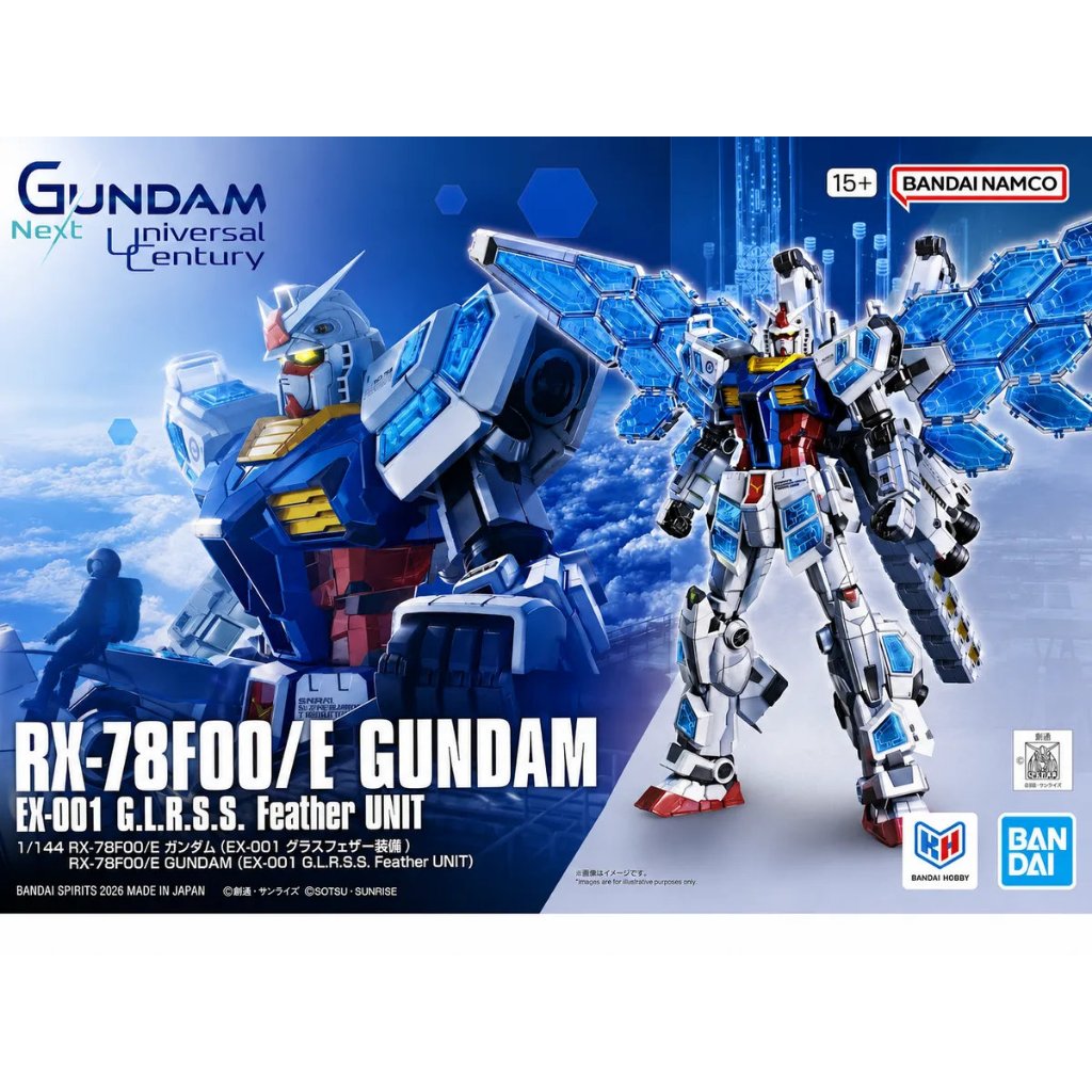 ◆弘德模型◆ EXPO2025 1/144 RX-78F00/E 鋼彈 (EX-001 玻璃之翼裝備) 2025萬博鋼彈