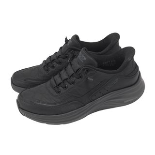 SKECHERS Contour Foam SR Slip Ins 女鞋 黑 緩衝 彈性鞋帶 休閒鞋 108320BLK