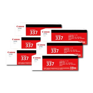 【Canon】CRG-337 原廠黑色碳粉匣 六入組 適用機型:MF212w/216n/229dw/MF232w/236