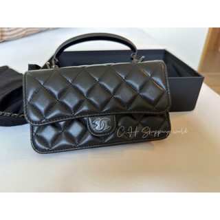 （售出）Chanel香奈兒So black handle Woc