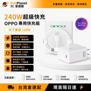 【適用OPPO240W充電器】顯示原廠超級閃充 雙Type-c PD快充頭 真我Realme OPPO手機充電頭