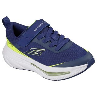 (2605)SKECHERS男童 半氣墊 橡膠底 慢跑 運動鞋SKECH-AIR FLIGHT(404095LNVY藍)
