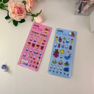 QQ現貨🌼Miffy米飛兔 立體水晶貼紙/貼紙/手帳素材/裝飾貼紙