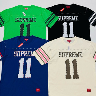 全新限量免運26SS Supreme Studded S/S Football Top美式足球橄欖球11號球衣短袖T短T