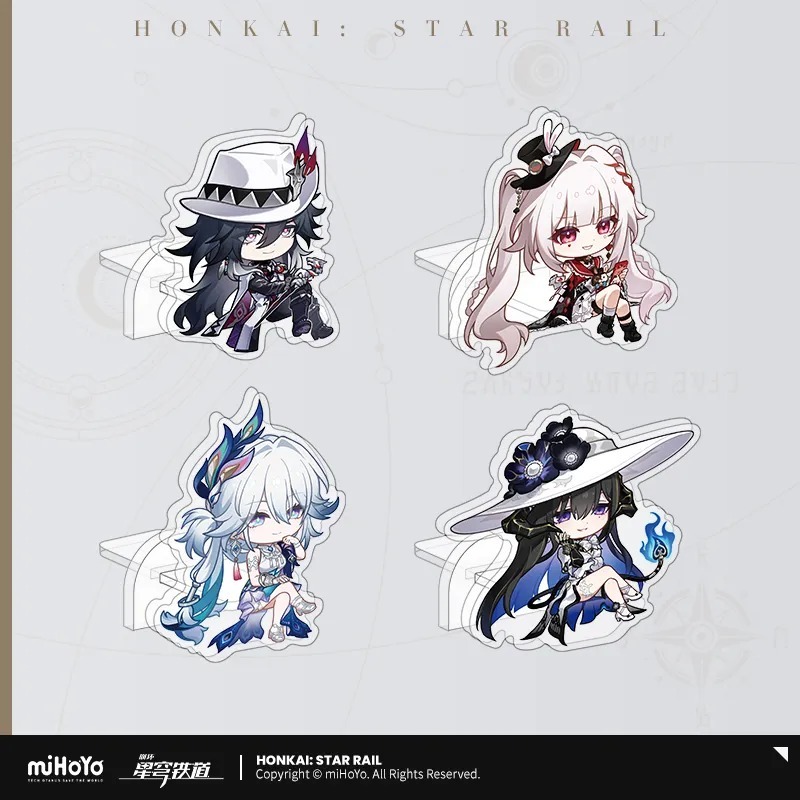 【官方正版】 崩壞：星穹鐵道 嘰米的會客室系列亞克力立牌 昔漣 流螢 星穹鐵道立牌 星穹鐵道周邊 動漫周邊 遊戲周邊