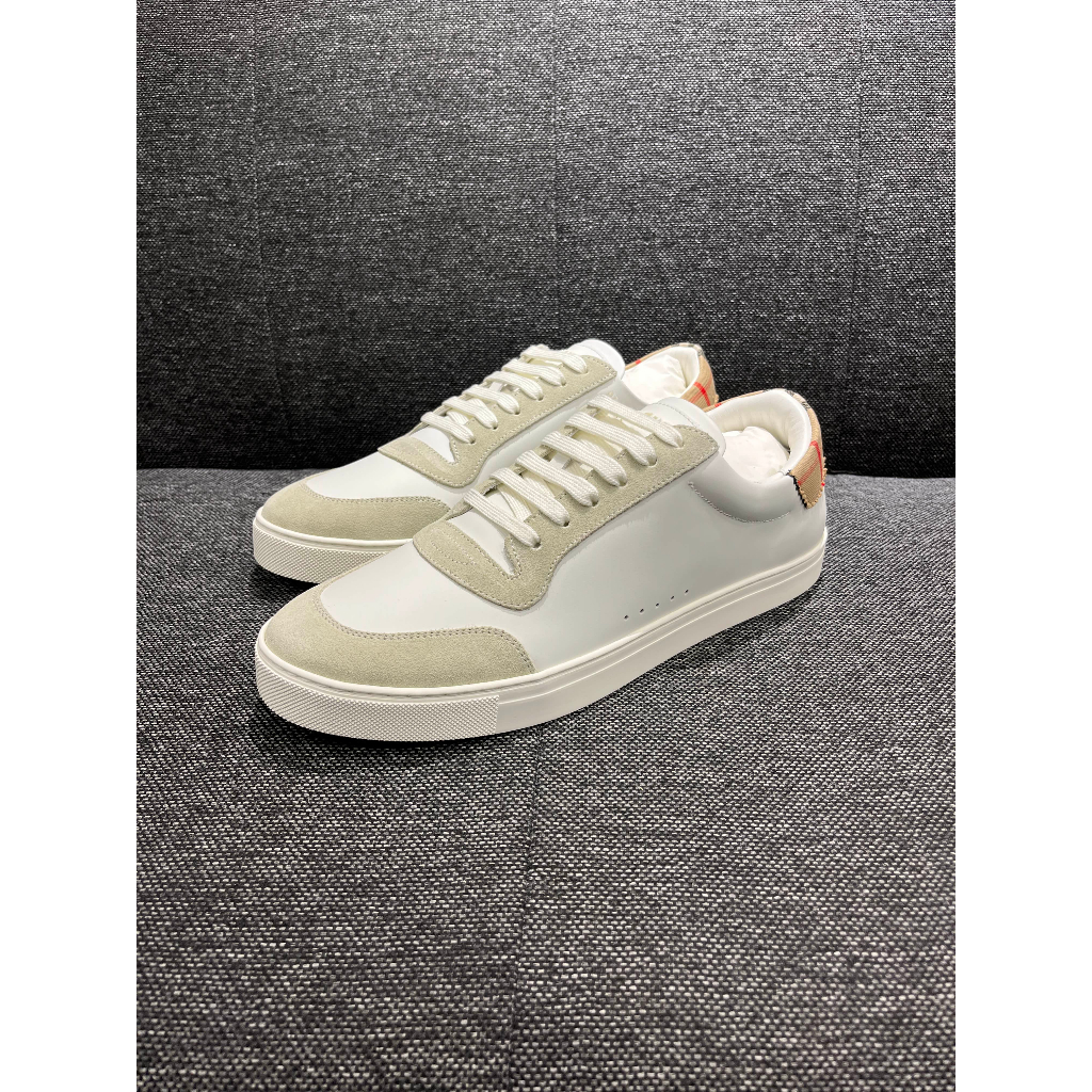 【𝐆𝐎𝐋𝐃𝐄𝐍 中壢店】BURBERRY 鞋尾格紋休閒鞋