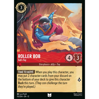 Roller bob 012-113 U 迪士尼 LORCANA 英文版 玩具總動員
