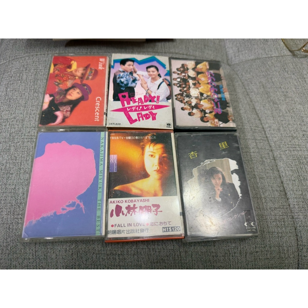 《木木二手唱片》日本歌手 專輯 /錄音帶 卡帶 （6張合售）
