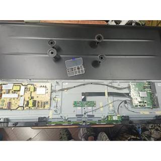 【電視零件｜零件機】65吋 SHARP 夏普 4T-C65CK1X｜面板壞｜主機板・電源板・邏輯板・底座