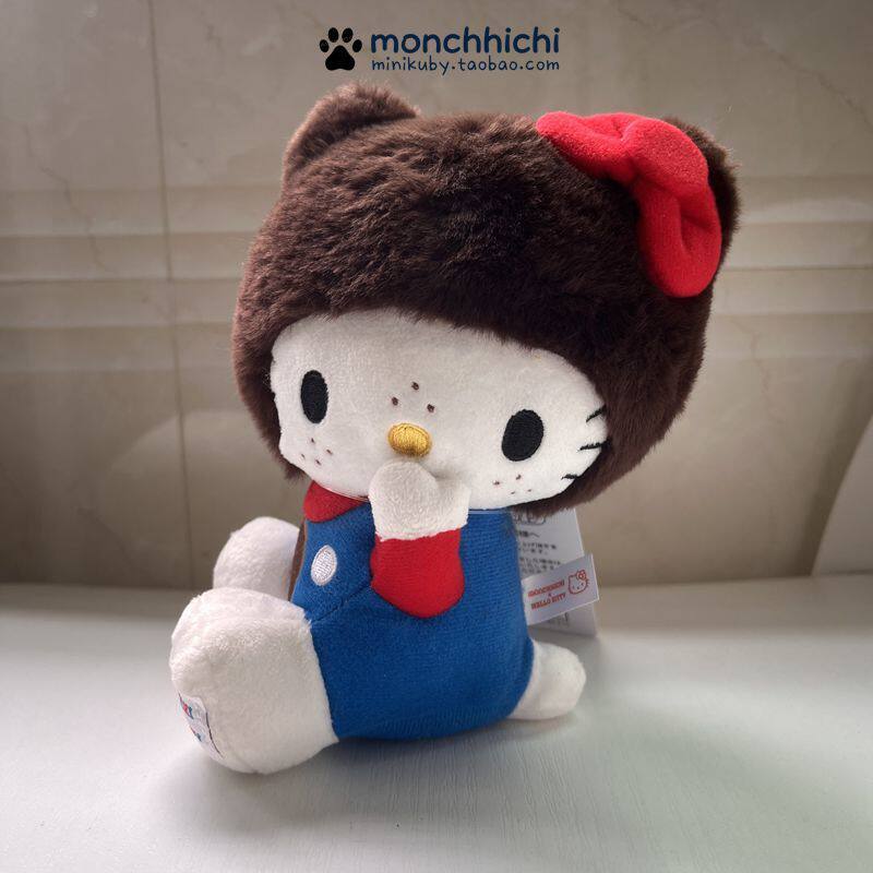 💕台想免運💕【正品】蒙奇奇 Monchhichi Kitty凱蒂貓聯名第一彈 sanrio 萌趣趣 三麗鷗