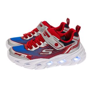 65*SKECHERS 童鞋 慢跑鞋 燈鞋 運動鞋 休閒鞋 彈性 輕量 紅 VORTEX 3.0 400590LSLRD