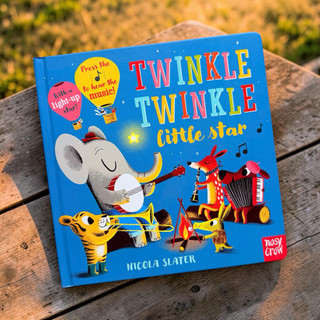 英國Nosy crow熱銷🌟小星星 燈光 音效書Twinkle Twinkle Little Star 動物音樂家大合奏