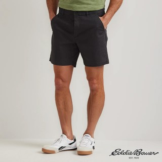 【Eddie Bauer】男性 柔軟斜紋短褲-深灰 11607192