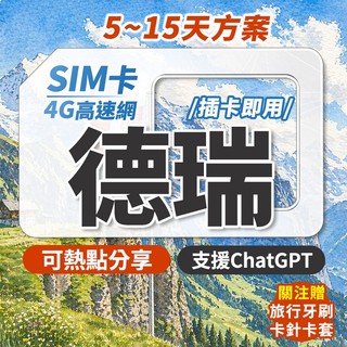 德瑞網絡卡 實體sim卡 德國網絡卡 瑞士網絡卡 瑞士sim卡 德國sim卡 德國網絡卡 蘇黎世網絡卡 少女峰 歐洲