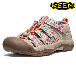 KEEN Newport H2 兒童款 護趾運動涼鞋 1028827 卡其/印花 設價優惠