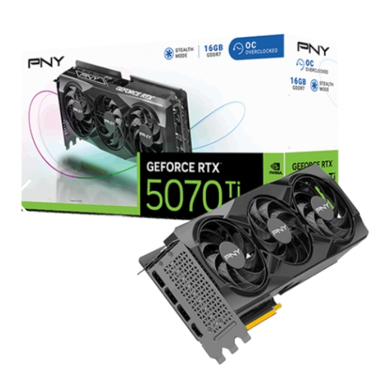 38000 全新PNY RTX 5070Ti 16GB OC Triple Fan VCG5070T16TFXPB1-O