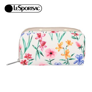 Lesportsac Rectangular Cosmetic 長形化妝包 收納包 女包(水彩花園) 開學季禮物