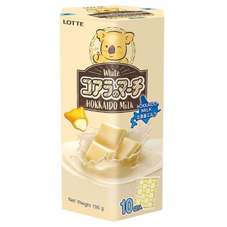 LOTTE樂天 小熊餅乾 家庭號-北海道牛奶風味 195g【Donki日本唐吉訶德】