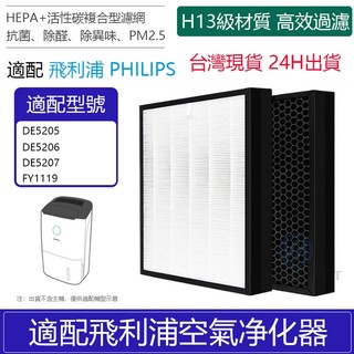 現貨🔥適用 飛利浦 PHILIPS DE5205 DE5206 DE52075306 抗菌 除醛升級版 HEPA複合濾網
