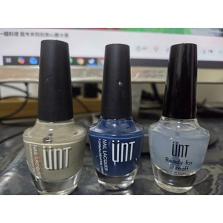 二手 UNT指甲油 玩美持色指甲油-LJ145 週一不憂鬱&LJ146大人味深培&剝除式亮片瞬卸基底油