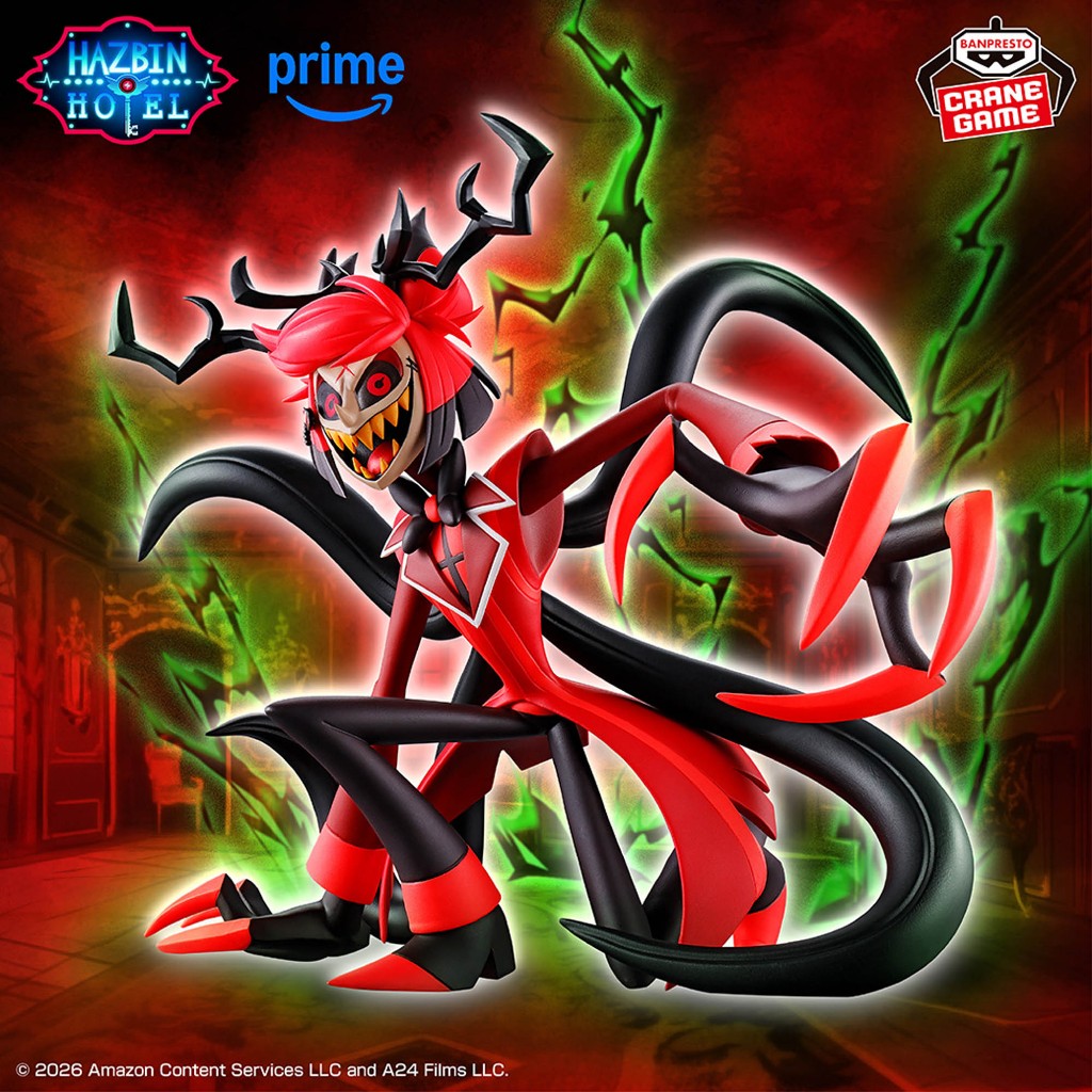 🌀日版客🌀 日版 Hazbin Hotel 地獄客棧 Alastor 阿拉斯托 RADIO DEMON 景品 公仔